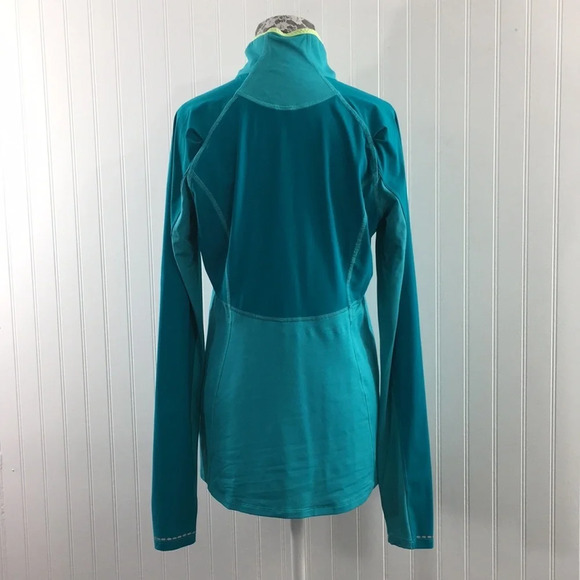 Lululemon Trail Bound 1/2 Zip Blue Tropics Top - Picture 4 of 16